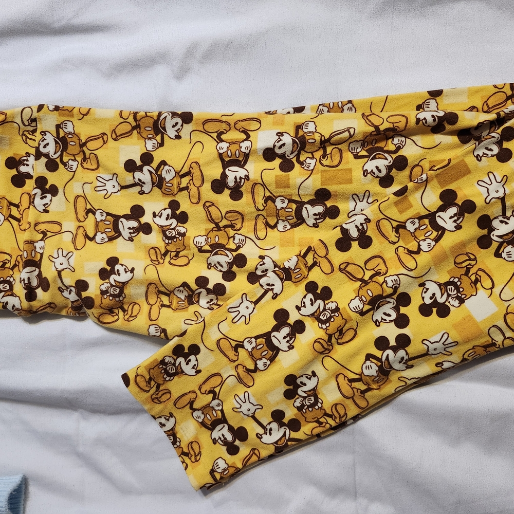 Yellow Mickey Mouse Kids Pajamas